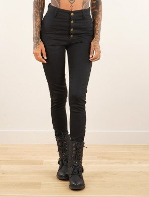Blugi Toonzshop Karusa Jeans Dama Negrii | GBHIJFU-26