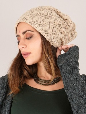 Caciula Toonzshop Sükk Crochet Dreadlocks Big Beanie Dama Bej | DPLQHGS-48