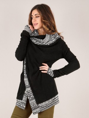 Cardigan Toonzshop Namkha Awut Cardigan Dama Negrii | AQZKVHP-91