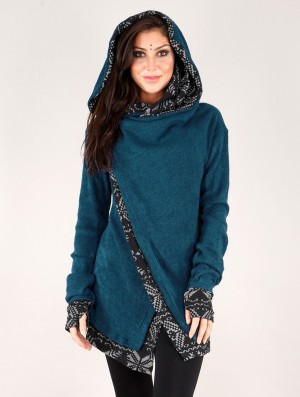 Cardigan Toonzshop Namkha Heimaey Cardigan Dama Albastri | ERWDICS-05