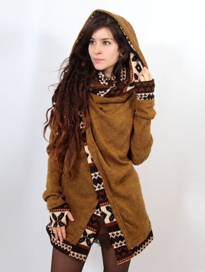 Cardigan Toonzshop Namkha Yakut Cardigan Dama Rusty | POMSWZF-43