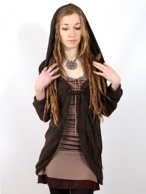 Cardigan Toonzshop Thin Shandili Cardigan Dama Ciocolata | ZVKWBEQ-63