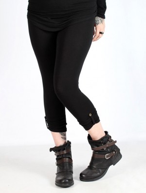 Colanti Toonzshop Sha-zu Short Leggings Dama Negrii | SNWVUKE-08