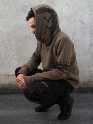 Hanorac cu Gluga Toonzshop Zikit Hoodie Barbati Maro | QNLWMHA-10