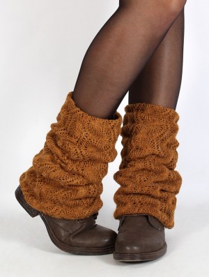 Legwarmer Toonzshop Naïlae Crochet Legwarmers Dama Rusty | ICULRGP-23