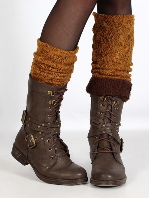 Legwarmer Toonzshop Naïlo Crochet Legwarmer Dama Rusty | GNLCYUX-26
