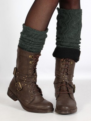 Legwarmer Toonzshop Naïlo Crochet Legwarmer Dama Albastri | KVRPSAY-64
