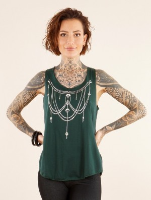 Maiou Toonzshop Paalayan Printed Tank Top Dama | FEUPAQK-16