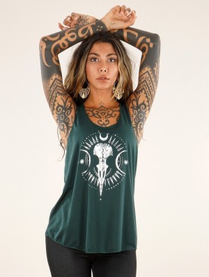 Maiou Toonzshop Ridaloo Printed Tank Top Dama Argintii | NHVBIFU-90