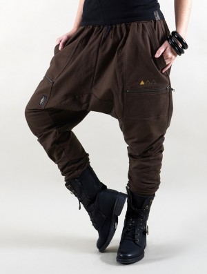 Pantaloni Toonzshop Cheops Gender Neutral Joggers Harem Pants Dama Maro Inchis | TGPDRVA-37