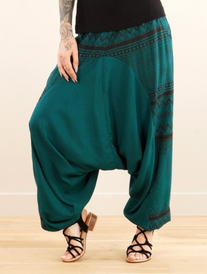 Pantaloni Toonzshop Ginie Aztec Light Harem Pants Dama Maro | JNWDXZM-35