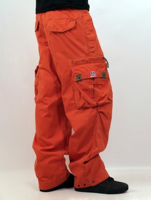 Pantaloni Toonzshop Molecule Cargo Pants 45019 Barbati Portocalii | BTENCOV-63