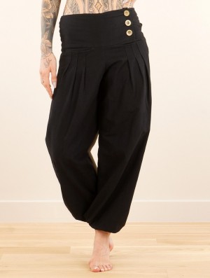 Pantaloni Toonzshop Ravija Saroual Dama Negrii | HEJOWBX-67