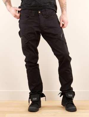 Pantaloni Toonzshop Red Cargo Pants Barbati Negrii | OSTBJHA-63