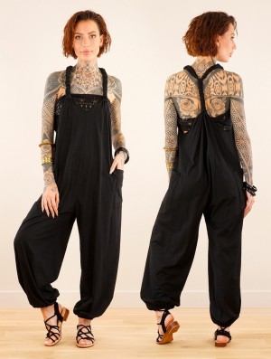 Pantaloni Toonzshop Sampatti Harem Pant Overalls Dama Negrii | EAVBPDU-05