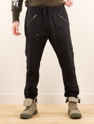 Pantaloni Toonzshop Tawa Gender Neutral Cargo Pants Barbati Negrii | HQWITOV-25
