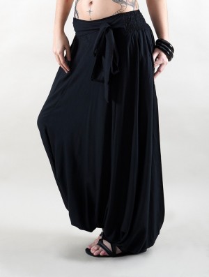 Pantaloni Toonzshop Tawneeh Gender Neutral Harem Pants Dama Negrii | LEBADYC-68