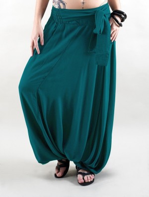 Pantaloni Toonzshop Tawneeh Gender Neutral Harem Pants Dama Albastri | UKBOYDV-75