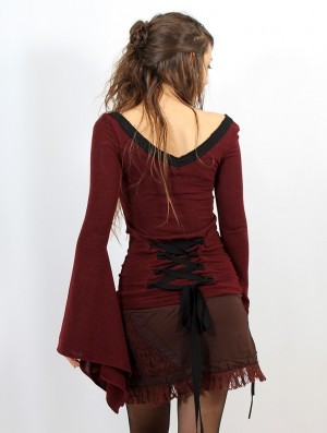Pulover Toonzshop Eo-kimö Flared Sleeve Sweater Dama Negrii | MPFLDAQ-75