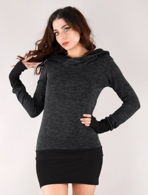 Pulover Toonzshop Janjira Pullover Dama Gri Inchis Negrii | DIAZEPQ-51