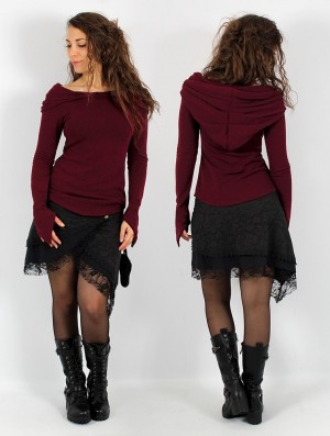 Pulover Toonzshop Karmäa Pullover Dama Wine | WTKHYQG-07