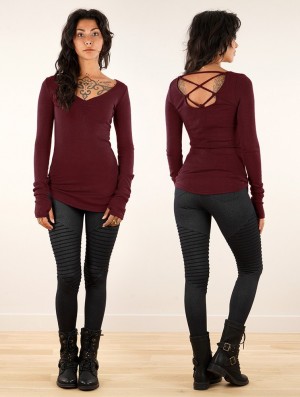 Pulover Toonzshop Nikkäa Pullover Dama Wine | RBCMFWS-06