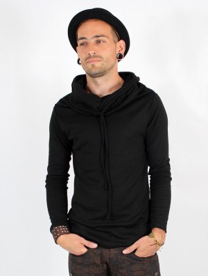 Pulover Toonzshop Sachiko Sweater Barbati Negrii | YOHTJAD-29