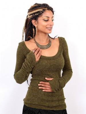 Pulover Toonzshop Ysïs Pullover Dama Verzi | MFBCSEA-19
