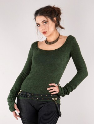 Pulover Toonzshop Ysïs Pullover Dama Verzi | SDCTPOK-65