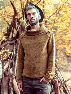 Pulover Toonzshop Özz Sweater Top Barbati Rusty | DQMSACI-60