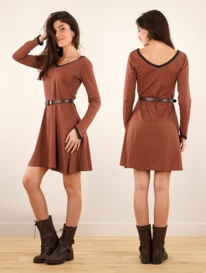 Rochie Toonzshop Bohemian Dress "Proserpine" Dama Sienna | KJESFCO-97