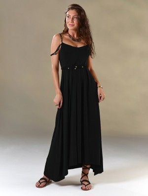 Rochie Toonzshop Massaläa Long Dress Dama Negrii | LCQVZXK-10