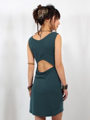 Rochie Toonzshop May-lï Dress Dama Teal | VCGTXSF-26