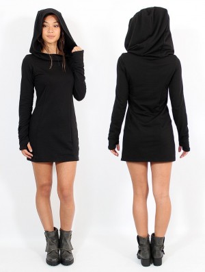 Rochie Toonzshop Myäa Sweatshirt Dress Dama Negrii | HOGJAWC-65