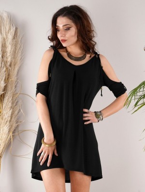 Rochie Toonzshop Narasimhäa Bare Shoulders Dress Dama Negrii | ASFCTKG-15