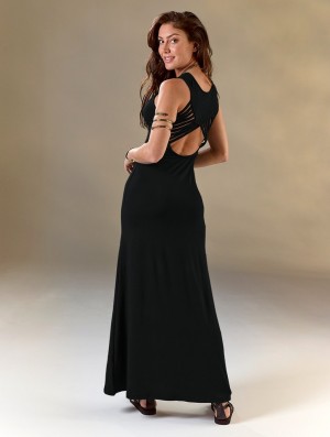 Rochie Toonzshop Nayantara Long Dress Dama Negrii | NBRXYKQ-74