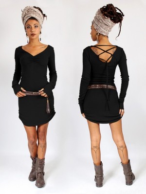 Rochie Toonzshop Nikkäa Sweater Dress Dama Negrii | CGDUEOW-79