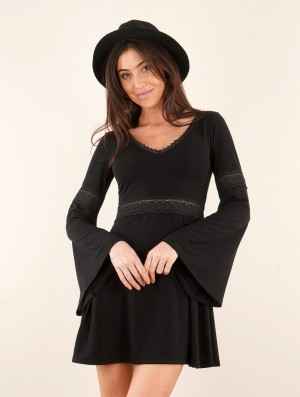 Rochie Toonzshop Reversible Bohemian Dress "Morphée" Dama Negrii | YQOIKEN-68