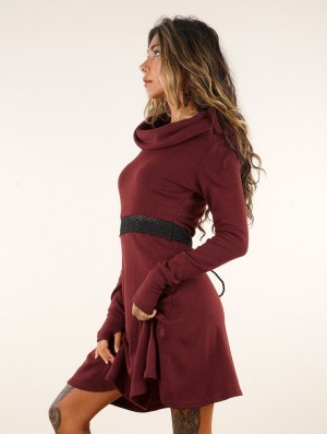 Rochie Toonzshop Rüune Short Dress Dama Wine | NQDOFXS-27
