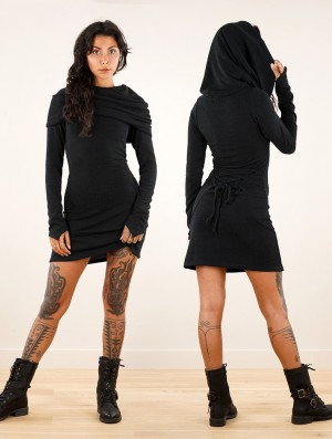 Rochie Toonzshop Shaë Sweater Dress Dama Negrii | UNWBPTS-90