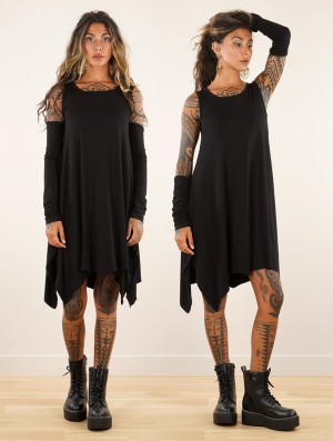 Rochie Toonzshop Short Dress With Removable Sleeves "Lilin" Dama Negrii | ZPOHMLK-62