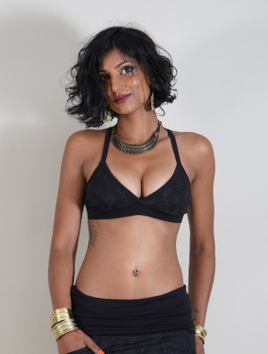 Sutiene Toonzshop B-ra Drop Printed Bra Dama Negrii | CQFHAIR-87