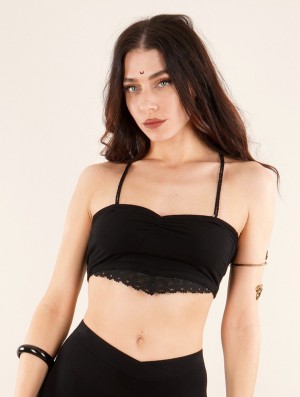 Sutiene Toonzshop Jäsmin Strappy Bra Dama Negrii | BKMLZDI-65