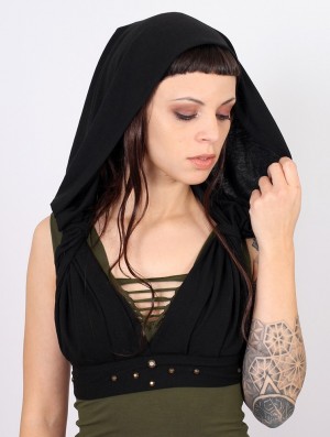 Sutiene Toonzshop Yüzü Hooded Bra Dama Negrii | VPBYFQC-75