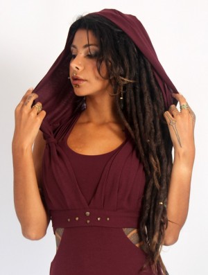 Sutiene Toonzshop Yüzü Hooded Bra Dama Wine | FIOVZWJ-43