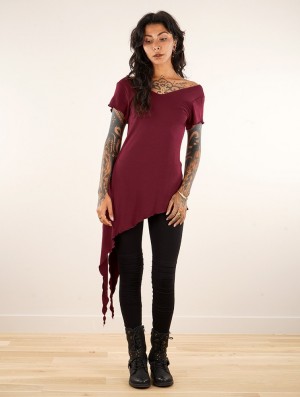 Topuri Toonzshop Avataran Tunic Dama Wine | HKBSAXT-82