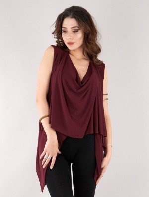 Topuri Toonzshop Kihiko Top Dama Wine | INSQGHM-51
