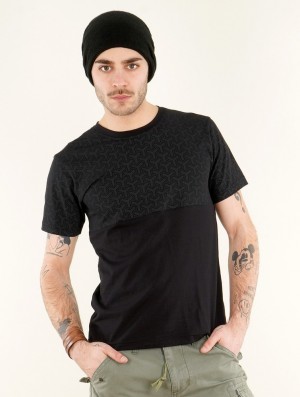 Tricou Toonzshop Cubyto Kikko Short Sleeves T-shirt Barbati Negrii | NVHBEDL-20