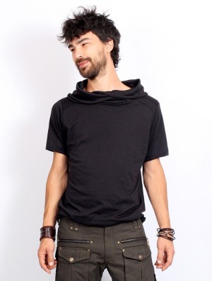 Tricou Toonzshop Moëkko T-shirt Barbati Negrii | AELQYCX-75