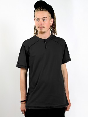 Tricou Toonzshop Psylo T-shirt "Padthai" Barbati Noir | GABYVRH-64